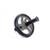 Roda Exercício Abdominal Rolo Funcional Pilates Acte Sports - Preto+Cinza