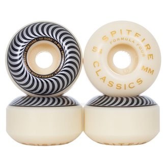 Roda Spitfire Formula Four Tablets 99d Branco/Prata Cor:;Tamanho:54MM;GÊNERO:Unissex