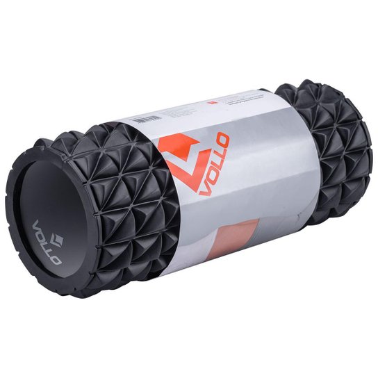 Rolo de Massagem e Liberação Miofascial Preto Vollo