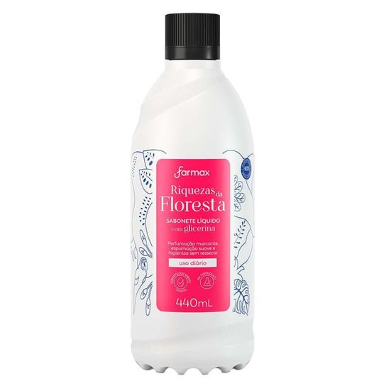 Sabonete Líquido Refil Farmax Riquezas da Floresta 400ml