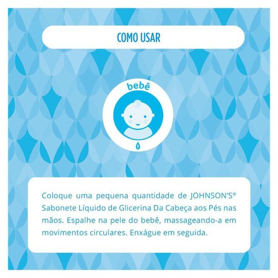 Sabonete Líquido Refil Johnson’s - Da Cabeça aos Pés 180ml