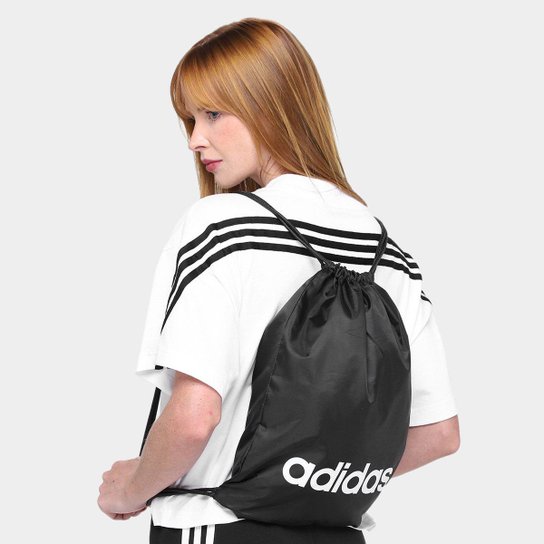 Sacola Adidas Linear Gymsack 13.25L