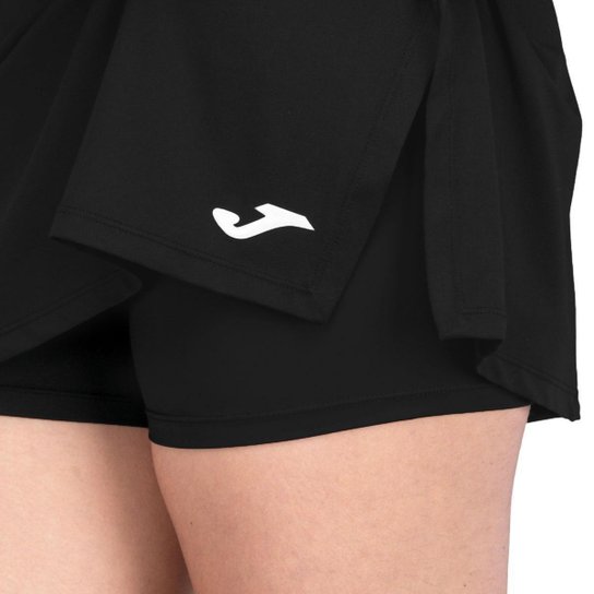 Saia Shorts Joma Lady Torneio Preta