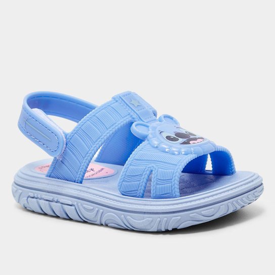 Sandália Bebê Grendene Disney Puff Bag Menina