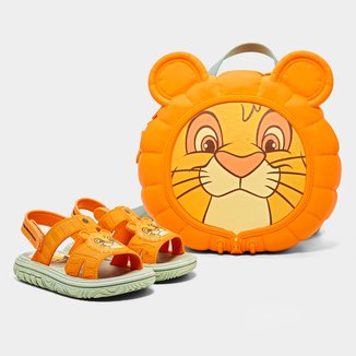 Sandália Bebê Grendene Disney Puff Bag Menino