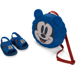 Sandália Bebê Grendene Disney Puff Bag Menino