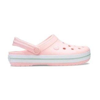 Sandália Clog Crocs Crocband Rosa/Azul