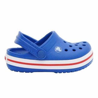 SANDALIA CROCBAND CLOG 207005-4KZ - AZUL/BRANCO 24