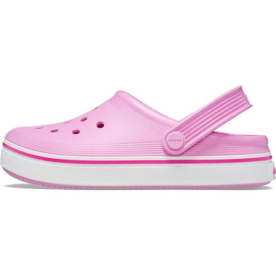 Sandália crocband off court clog taffy pink