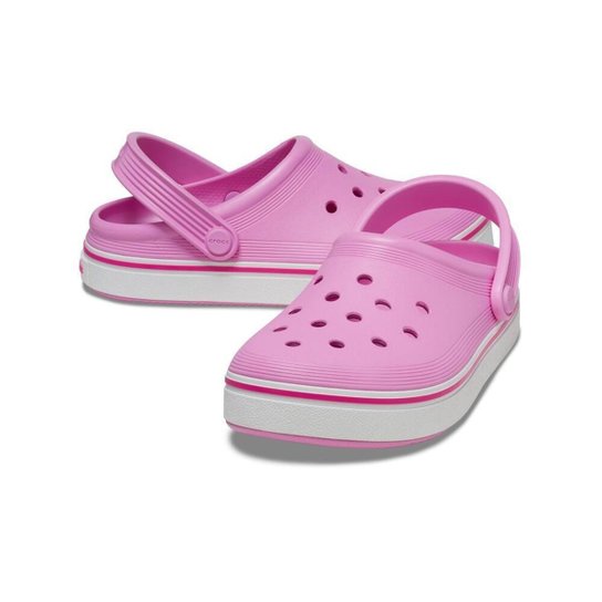 Sandália crocband off court clog taffy pink