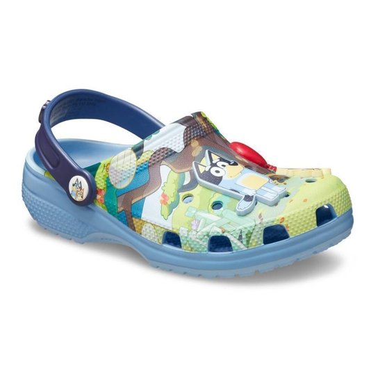 Sandália crocs bluey classic clog juvenil multi