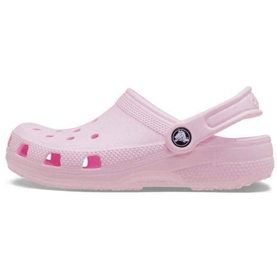 Sandália crocs classic clog kids t pink milk