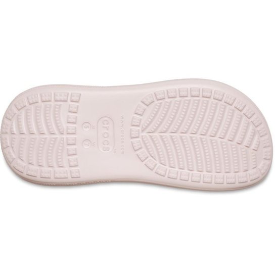 Sandália crocs classic crush platform clog quartz