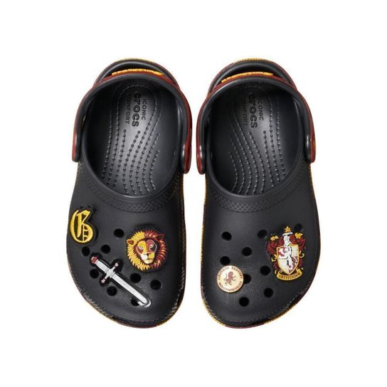 Sandália crocs classic grifinória clog t multi