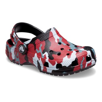 Sandália Crocs Classic Infantil Camo Clog