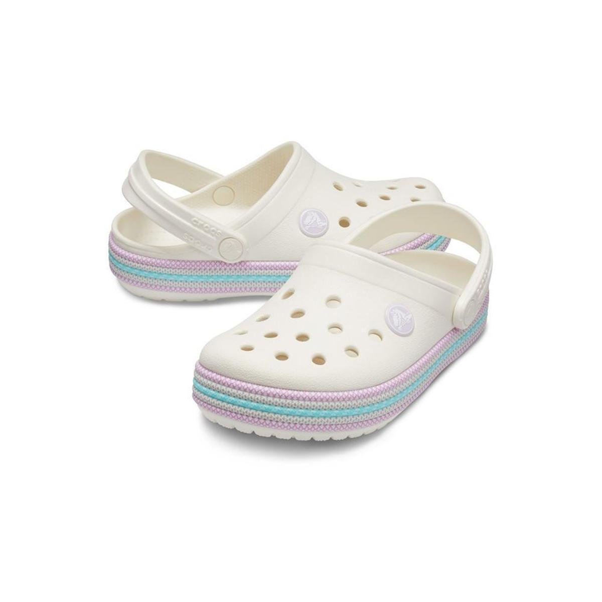 Sandália crocs crocband sport cord oyster