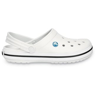 Sandália crocs crocband white