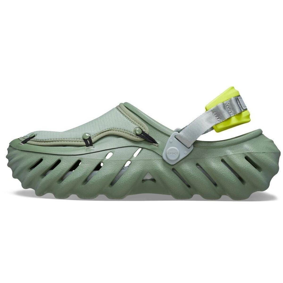 チコ Sandália Crocs Echo Ripstop Clog Moss/Multi | Allianz Parque Shop