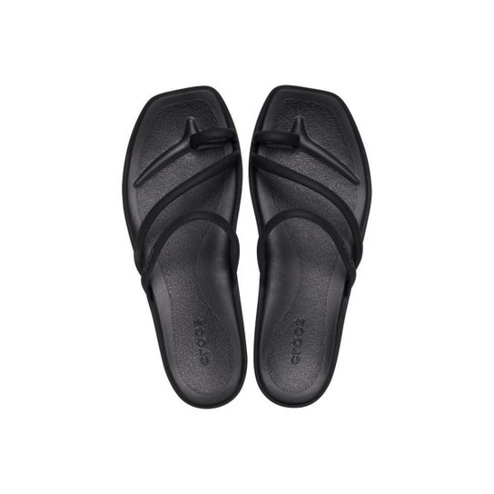 Sandália Crocs Miami Toe Loop Black