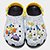 Sandália Crocs The Simpsons Classic Clog - Branco+Amarelo