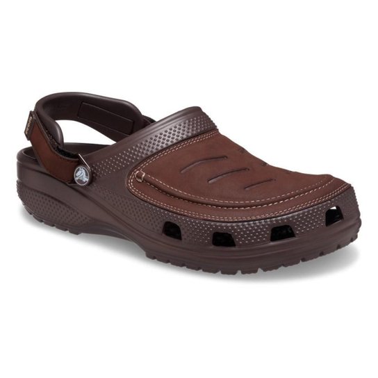 Sandália Crocs Yukon Vista Ii Lr Clog Espresso/Mushroom