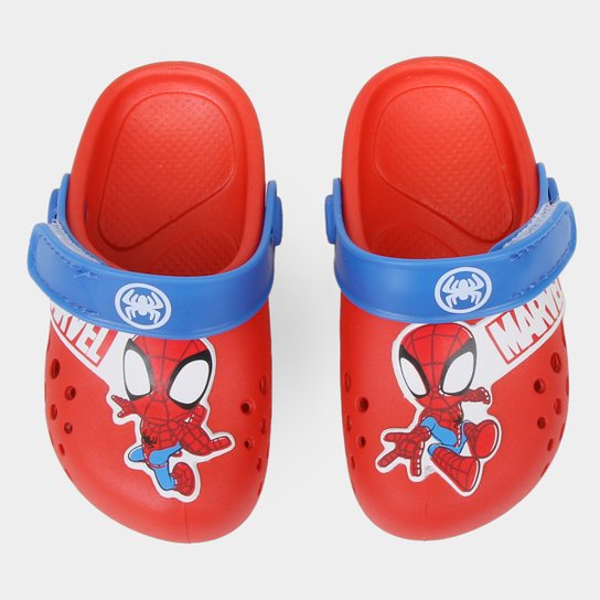 Sandália Infantil Grendene Kids Marvel Cute Hero Babuche Menino