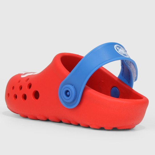 Sandália Infantil Grendene Kids Marvel Cute Hero Babuche Menino