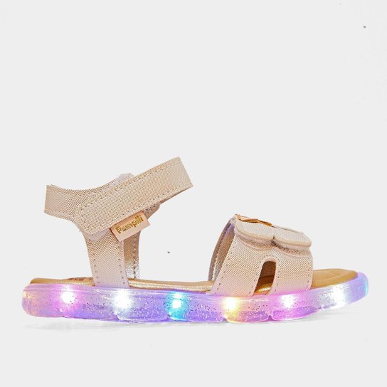Sandália Infantil Pampili Lulli Com Led Menina