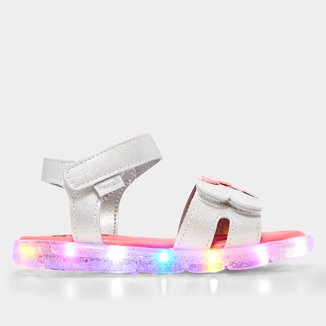 Sandália Infantil Pampili Lulli Com Led Menina