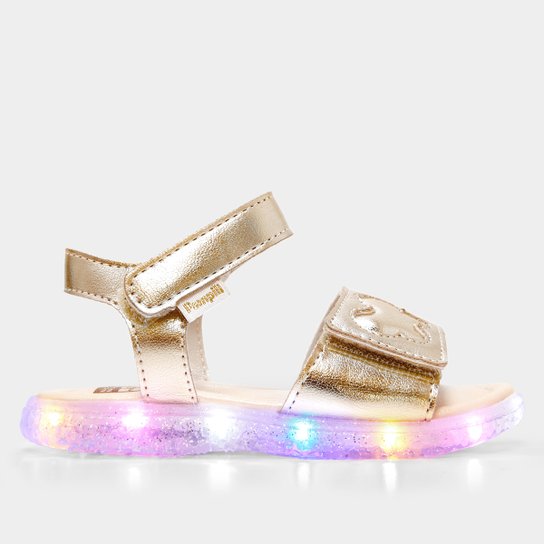 Sandália Infantil Pampili Mini Led II Menina