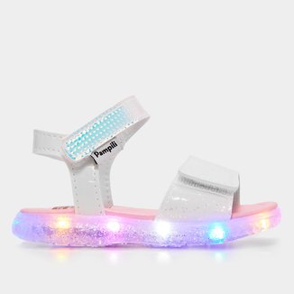 Sandália Infantil Pampili Mini Led Menina