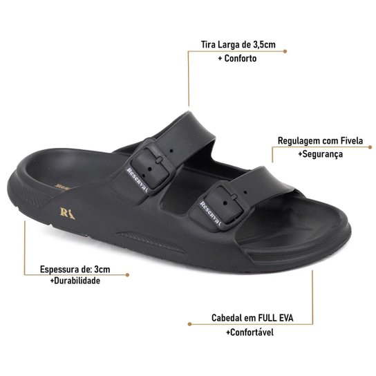 Sandália Masculina Reserva RSV Go Arpoador Confortável Chinelo Resistente 753930003