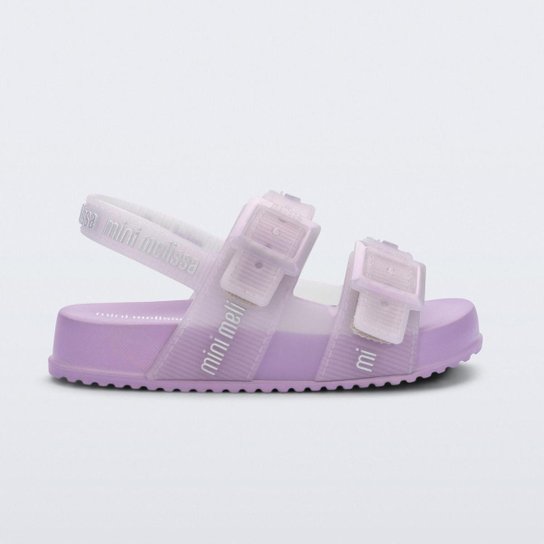 Sandália Mini Melissa Cozy M-Lover Infantil Lilás