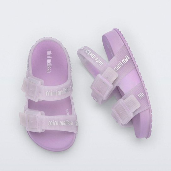 Sandália Mini Melissa Cozy M-Lover Infantil Lilás