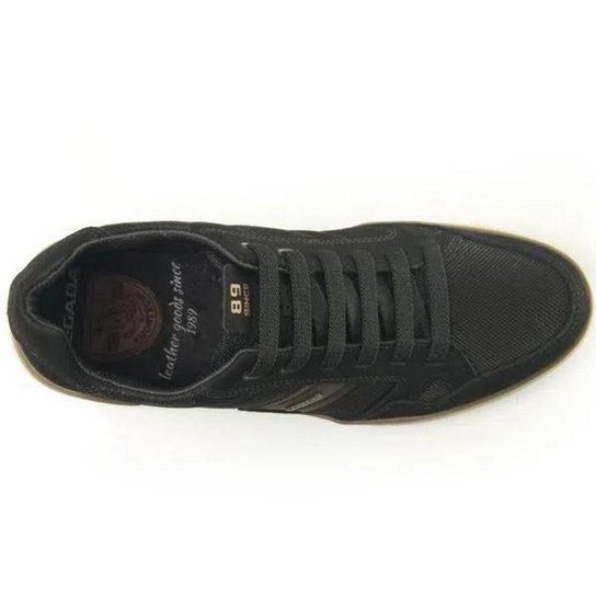 Sapatenis Casual Masculino Couro Nobuck com Elástico Pegada 119103