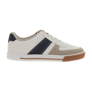 Sapatênis Casual Molekinho Branco e Multicores Juvenil Masculino MOLEKINHO