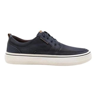 Sapatênis Couro Democrata Denim Fender Masculino