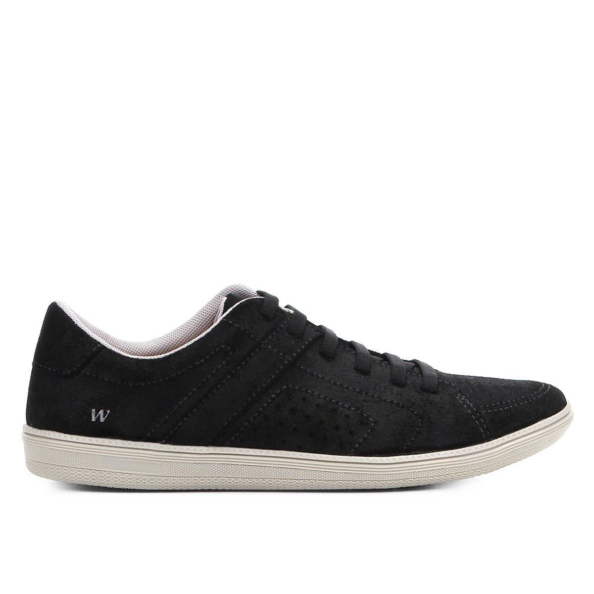 sapatênis couro west coast alternative cadarço de elástico masculino