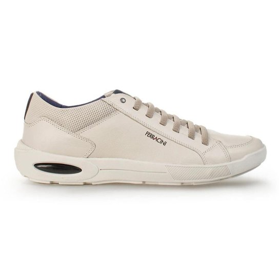 Sapatênis Ferracini Pulse Branco e Marinho - Masculino 39