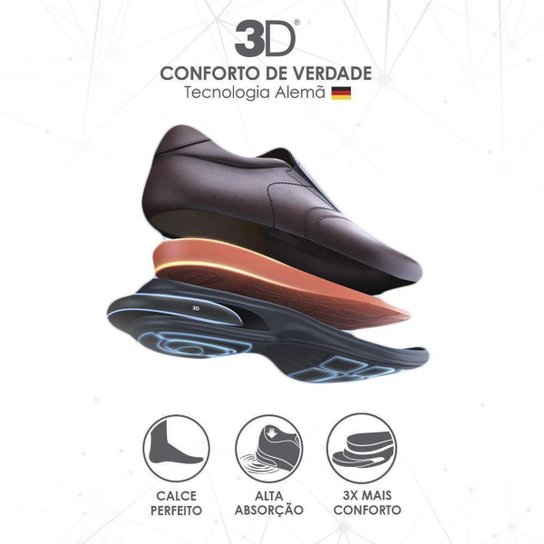 Sapatênis Jotape Casual 3D Soft Light