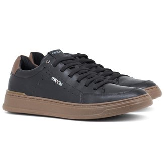 Sapatênis Masculino Ferracini 24h Casual Gold Couro Cadarço Elástico FR2074 Cor:;Tamanho:42
