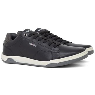 Sapatênis Masculino Ferracini 24h Couro Lexus Elástico Conforto Resistente 7053-267