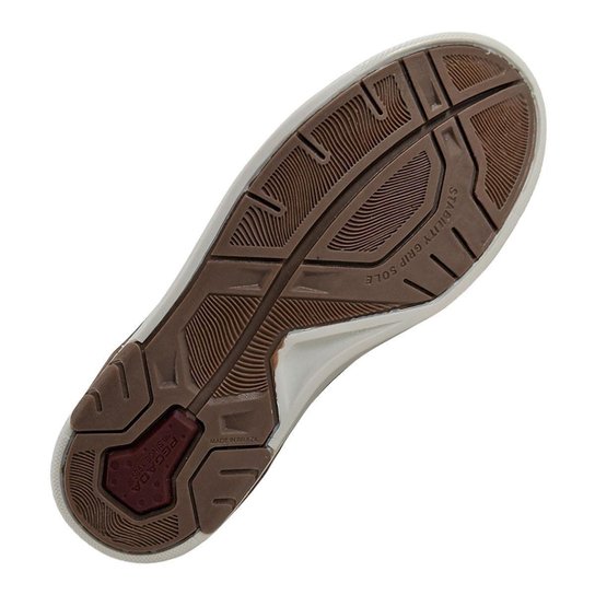 Sapatênis Masculino Pegada Basic Em Couro Com Zíper