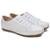 Sapatênis Mocassim Feminino Confort Couro Legitimo Tendencia - Branco