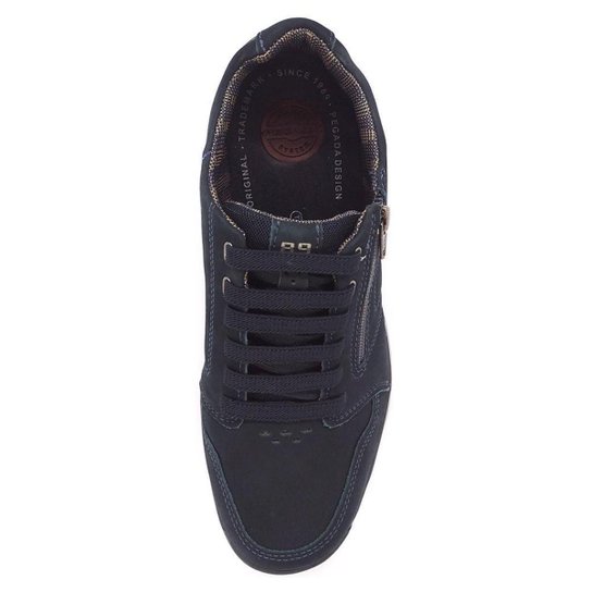 Sapatênis Pegada Masculino Couro com Zíper 114858