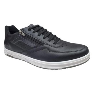 Sapatênis Pegada Oliver Masculino - Preto 43