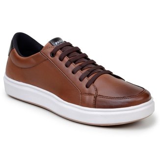 Sapatenis Tenis Jogger Masculino Fechamento Elastico Couro Eco Sola Alta Diferentes Cores