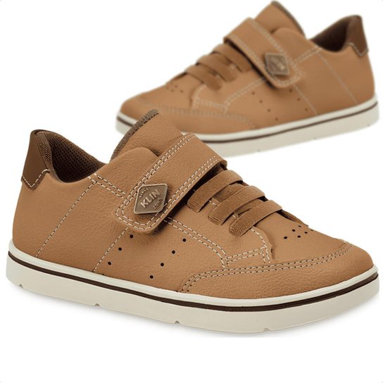 Sapatênis Tênis Sapato Infantil Klin Mini Flyer Estiloso Tira Autocolante Masculino
