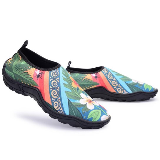 Sapatilha AquaVibe Feminina Neoprene Tratorada Secagem Rápida e Conforto para Trilha e Praia