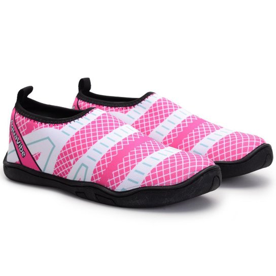 Sapatilha Feminina de Neoprene Aquatica Solado de Borracha Esportiva Resistente Piscina Praia Pedras